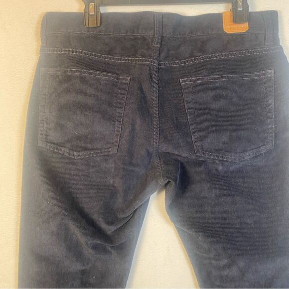 J. Crew New With Tags Style 484 Stretch Corduroy Pants Dark Blue Size 32 - Picture 9 of 12